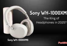 Sony WH-1000XM6 headphones with sleek design, featured as the top headphones of 2025